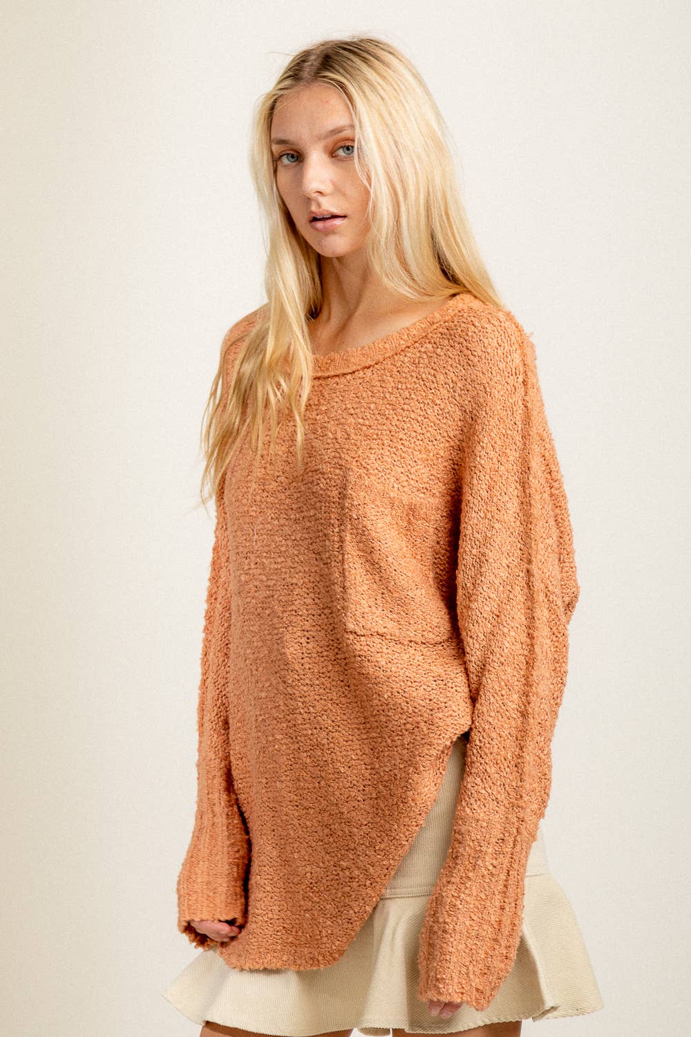 Lightweight Dolman Sleeve Sweater