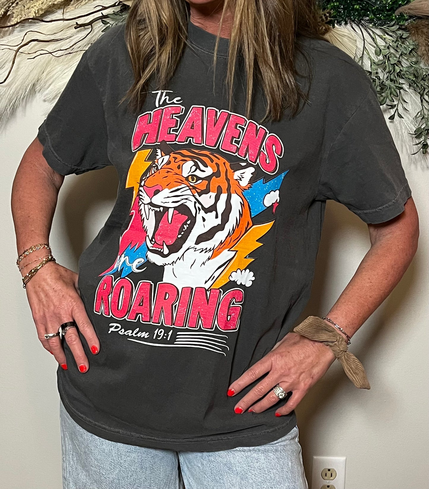 Comfort Colors Tshirt - "The Heavens are Roaring"