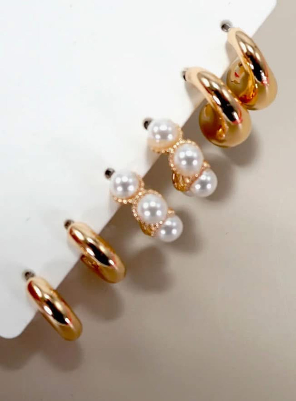 Pearl & Gold Trio Set
