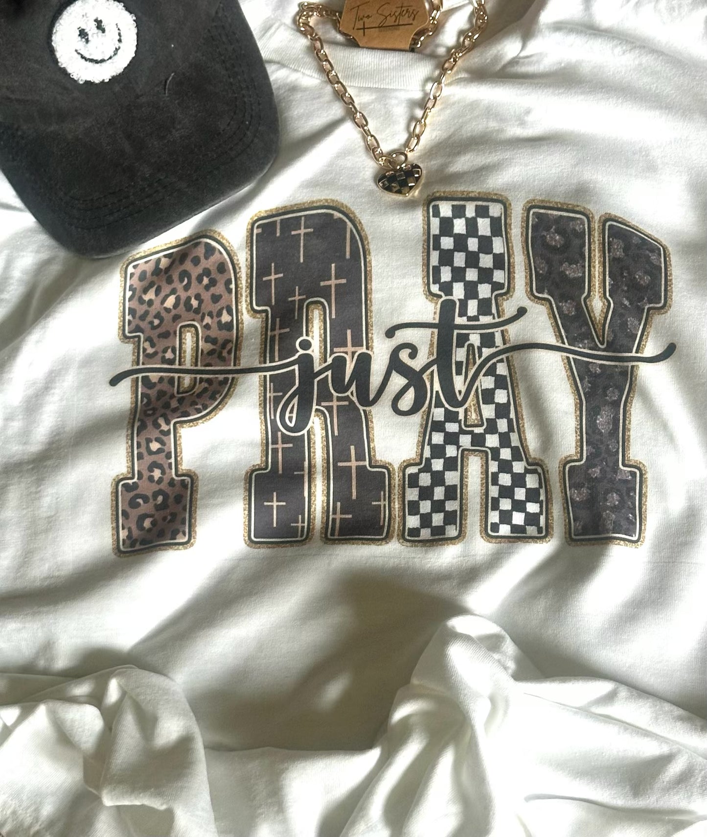 "Just Pray" White Tee