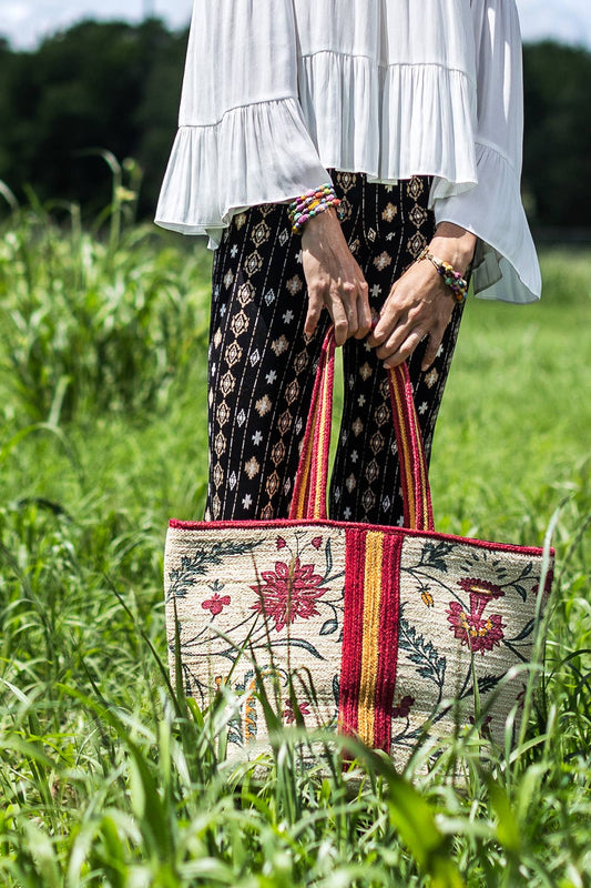 Cherry Dream Jute Bag