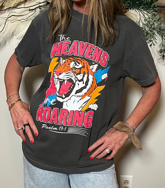 Comfort Colors Tshirt - "The Heavens are Roaring"