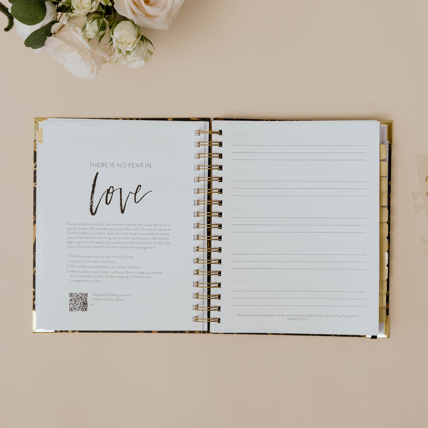 2026 Golden Dream Planner - Horizontal Layout