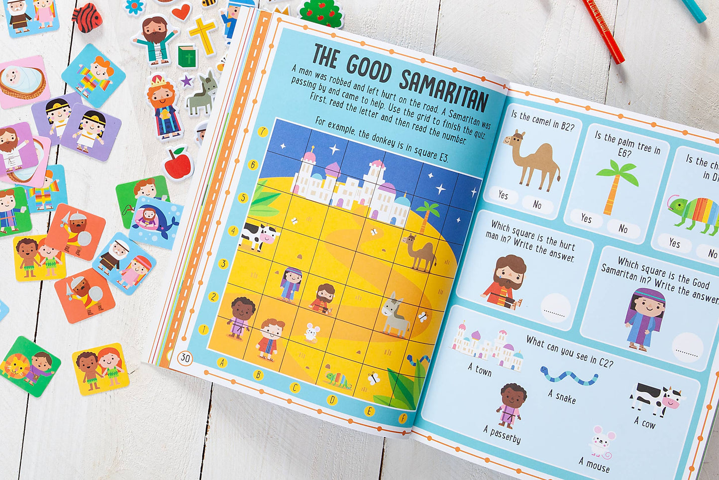 My Bible Stories Activity Book - Blue OR Pink