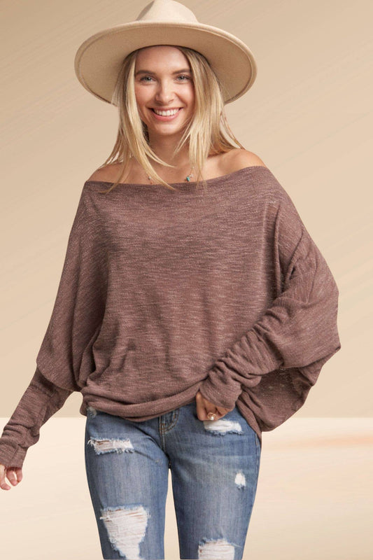 Boat Neck Long Sleeve