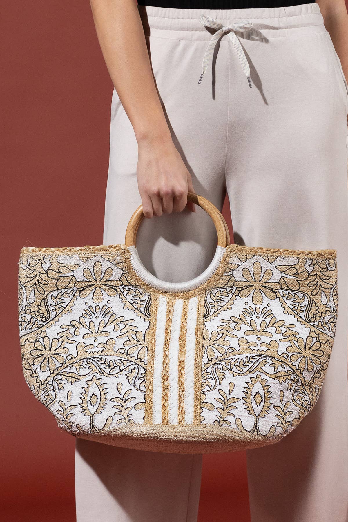 Myth Jute Tote Bag