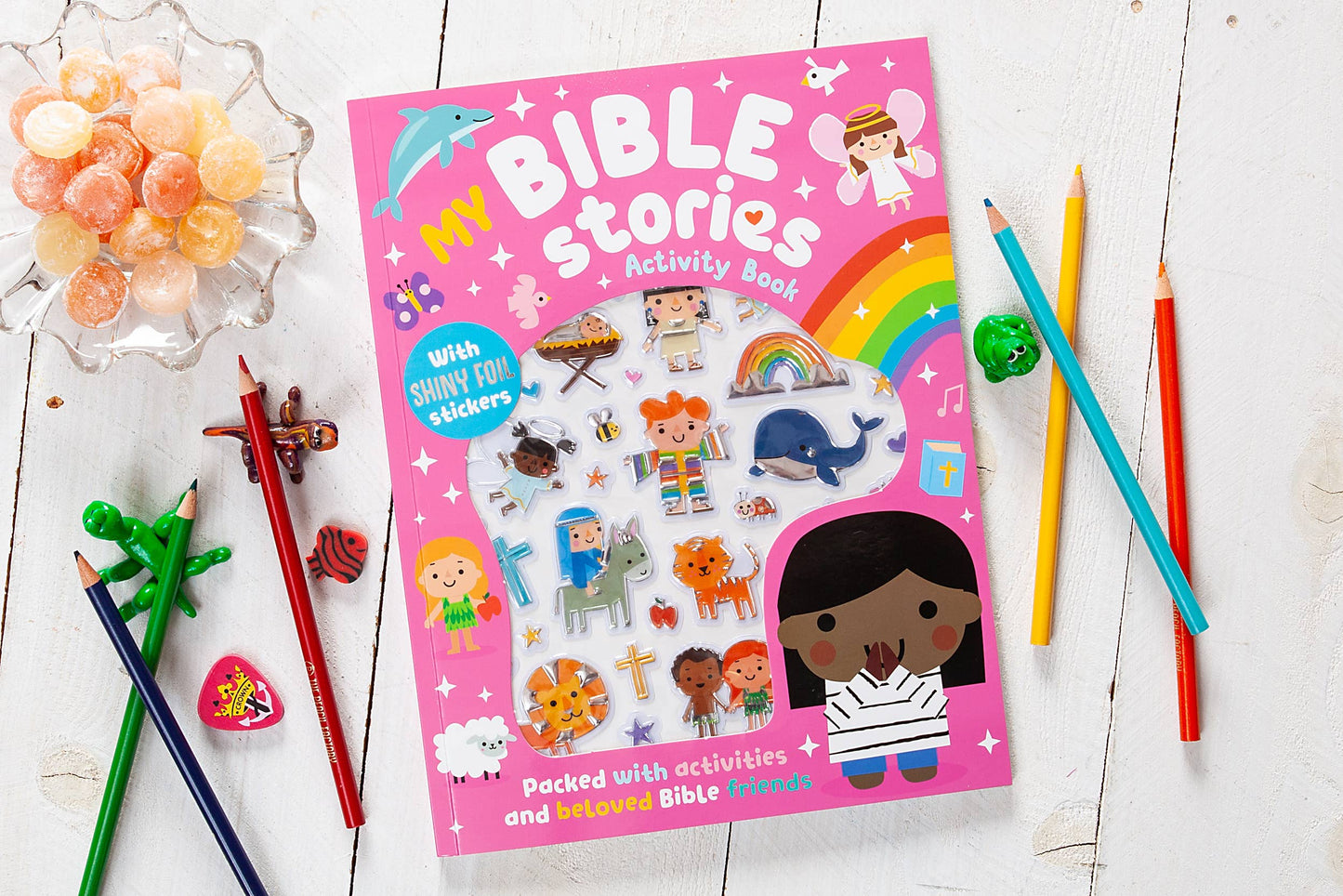 My Bible Stories Activity Book - Blue OR Pink
