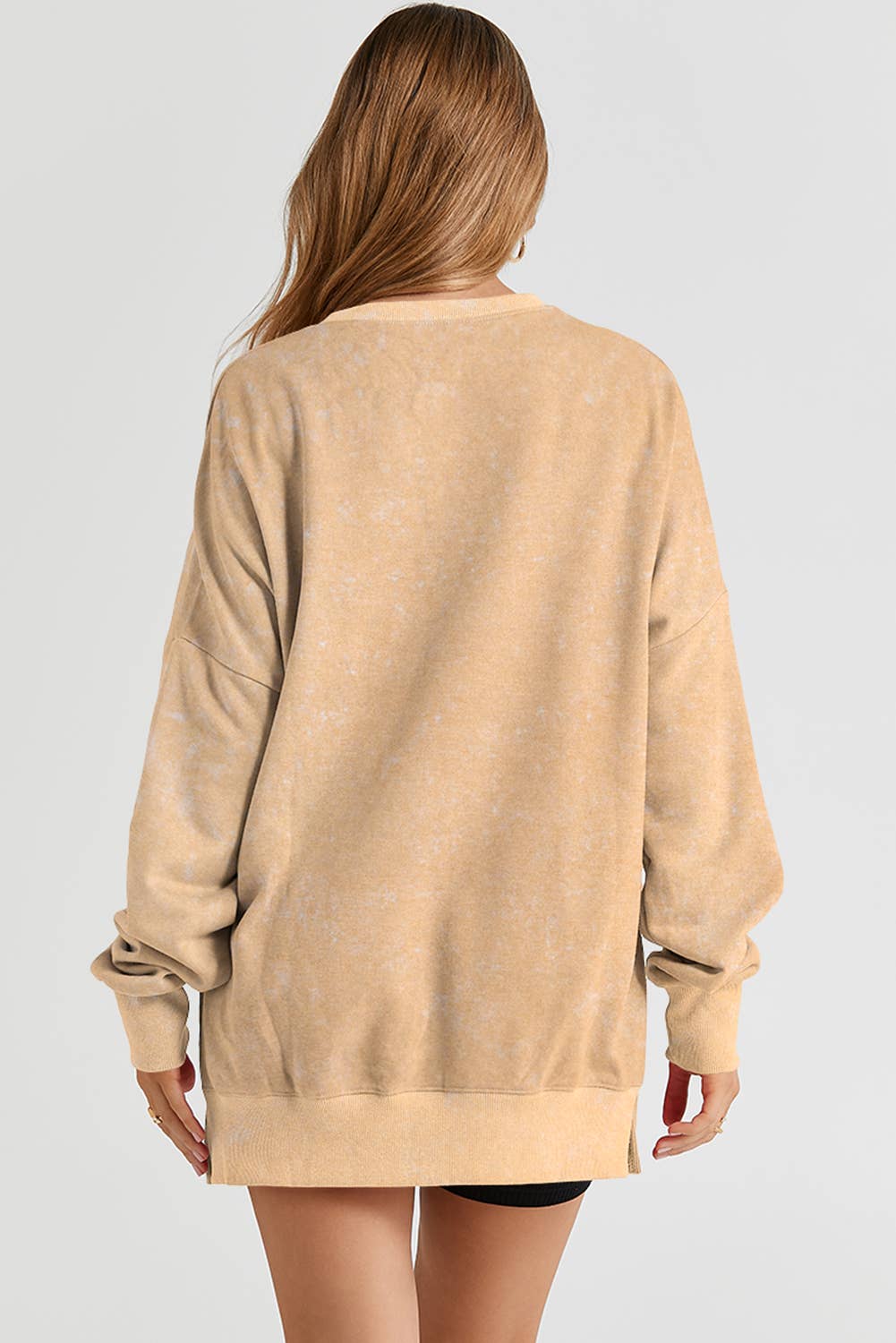 Khaki Oversized Sweatshirt
