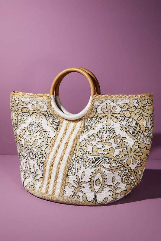 Myth Jute Tote Bag