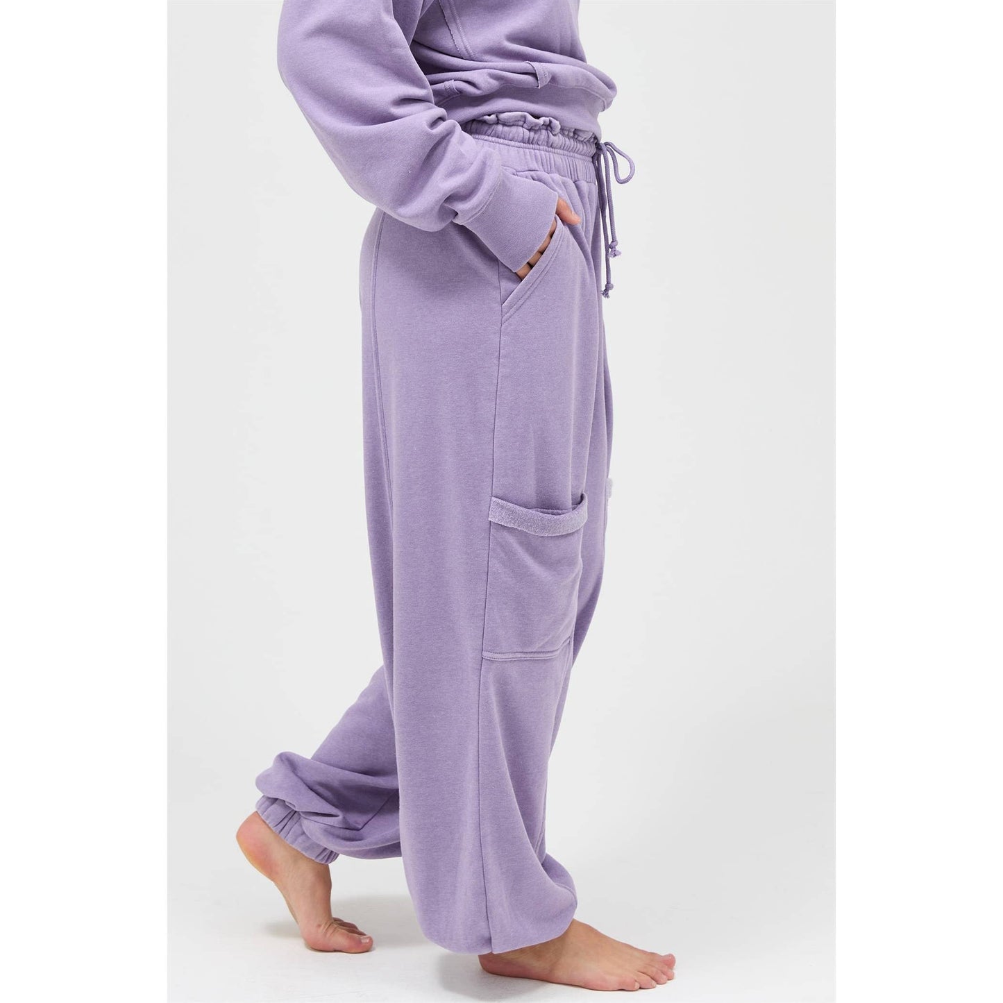 Ruffle Waist Joggers - 3 Colors