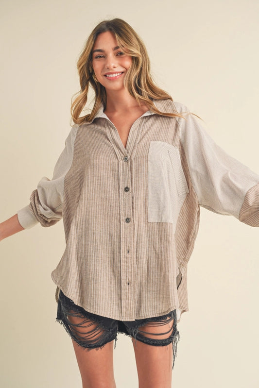 Oat Shia Button Up